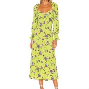 FAITHFULL THE BRAND Mathilde Midi Dress